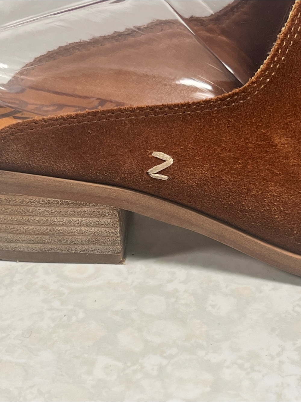 Zodiac Brown Suede Slip-On Mules Slides Western Boho Shoes Women's Sz 7, EUR 37 - Picture 5 of 10